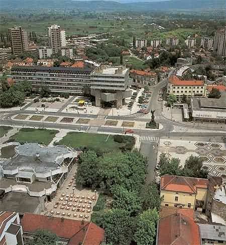 Krusevac, Stara prestonica Centar_sa_zapada