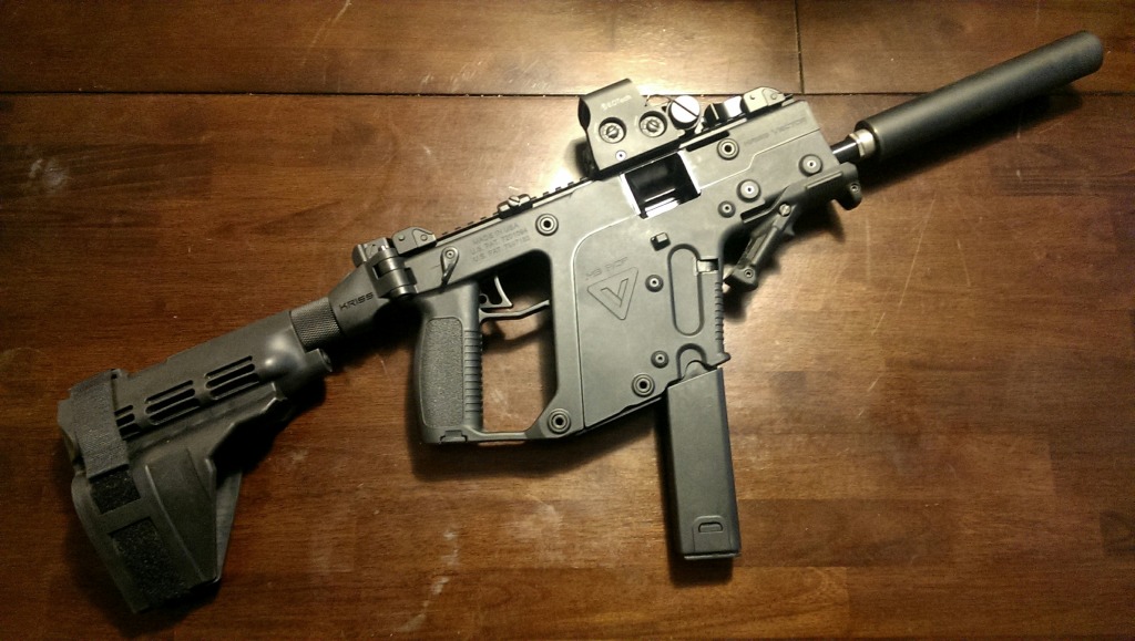 Sig Sauer SB15 Arm Brace On The Kriss Vector SDP Pistol *Updated 9/24/14-Mod Completed* IMAG1239_1_zpsfc627875