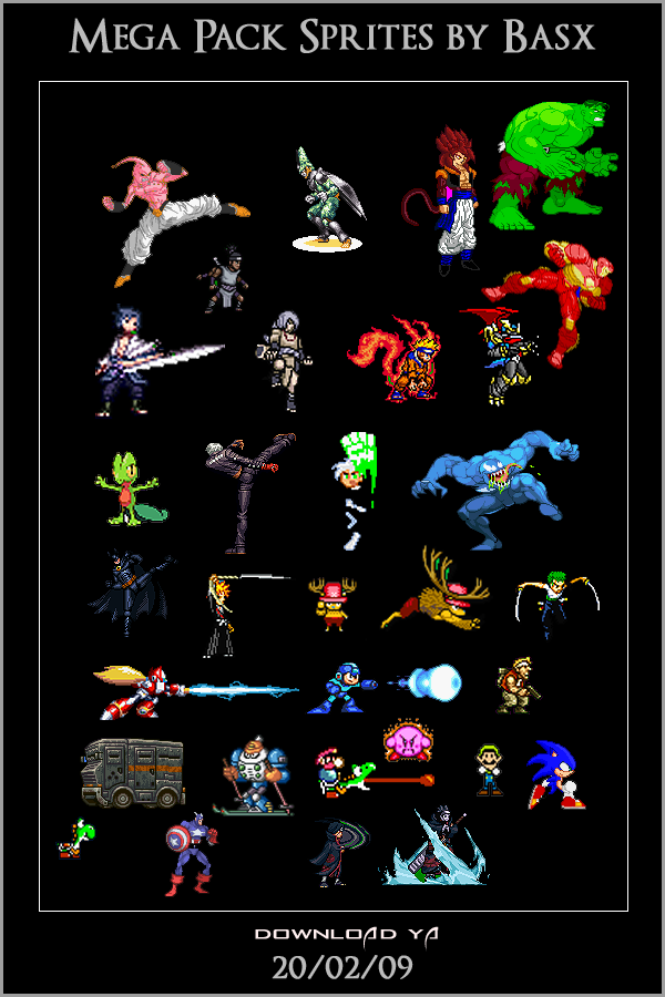 Mega Pack De Sprites by Basx~ WallTag