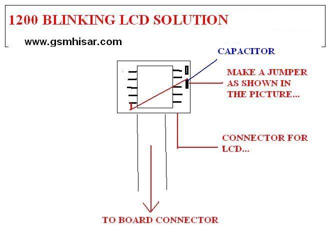 1200 blinking display solution here 1200blinklcdsulation