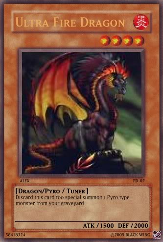 Official Card Making Contest!!! Ultrafiredragon