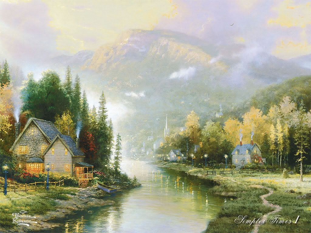 BỨC TRANH BỊ BÔI BẨN Tranh_thomaskinkade_2