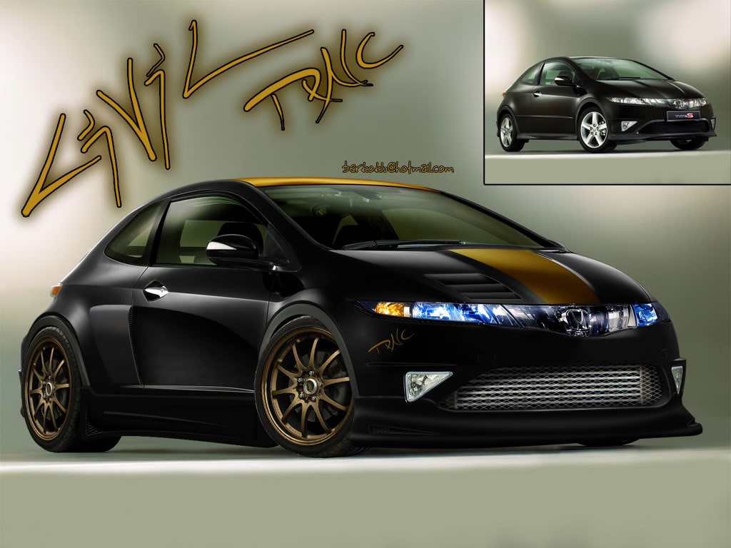 Pro. Photoshop Araçları Honda2006civictypesbitti1024tf31