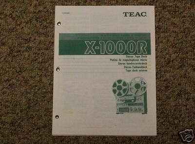 TEAC  X-1000R, Manuais do Utilizador e de Serviço (Cópias) 2cb3_1