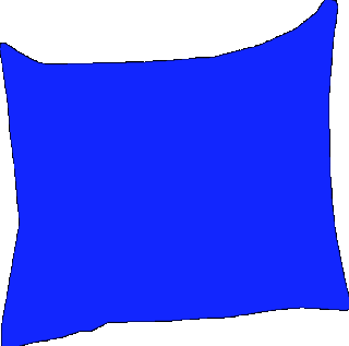 Buttonize to make a Vector shape dimensional Pillow