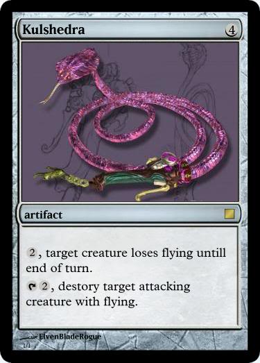 Bayonetta Magic the gathering cards Kulshedra