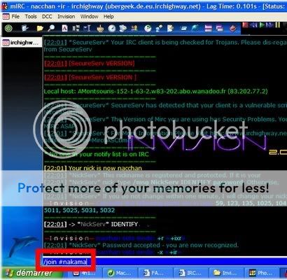 Tutoriel pour IRC (avec client INVISION) [FINI] Photo8