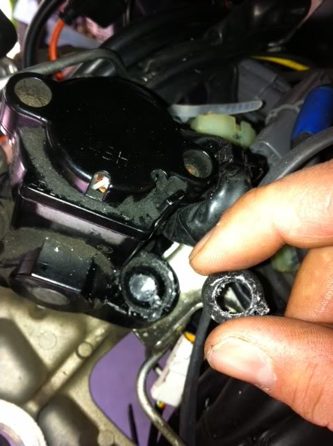 Charcoal Can Removal - Instrument cluster bracket - ignition barrel removal Drilled