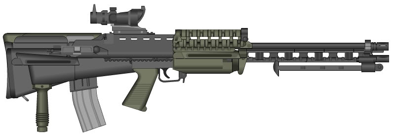 Machine Guns and SMGs L86-LSW