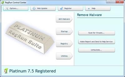 RegRun Security Suite Platinum 7.75.0.175 241f3fe39a8d5b42627897c5f63abf59