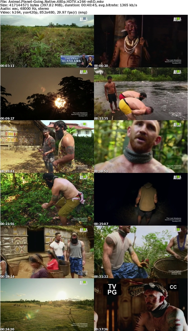 Animal Planet-Going Native 480p HDTV x264-mSD 404945eef0dc54601e0b516f44f41c23