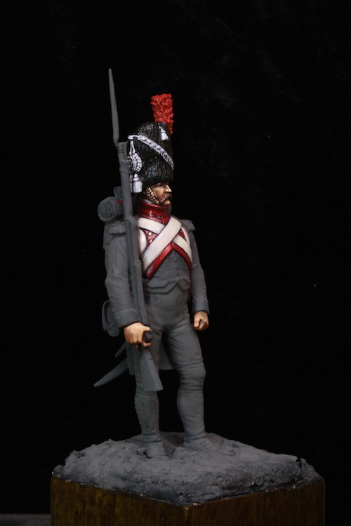 54mm - Sergent des Grenadier Hollandais (Metal Modeles) 54mm Etape2