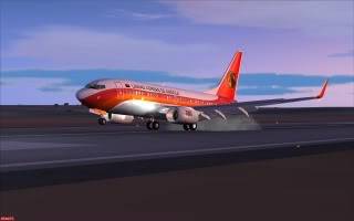 DT540 Luanda - Kinshasa B737-700 TBF Fs92009-08-2423-59-07-89