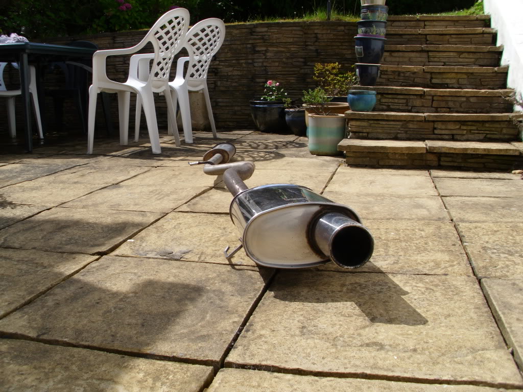 106 GTi stainless exhaust system £70 DSCI0214
