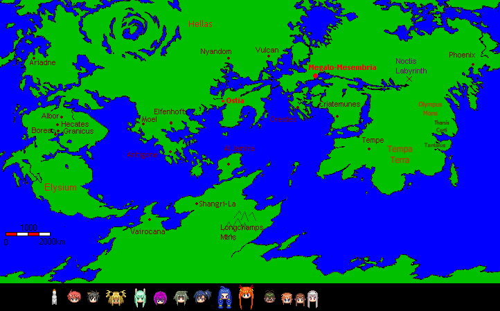 Negima Map of Magicus Mundus Magicworldmapqh1-1