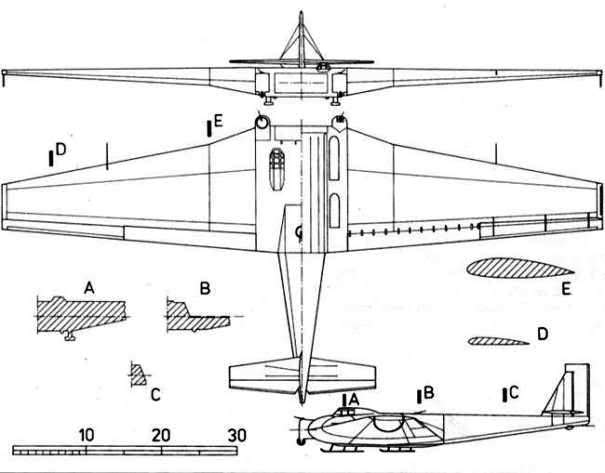 PROYECTOS INCONCLUSOS DE LA AERONÁUTICA ALEMANA DE LA S.G.M. - Página 6 Junkers_Ju_322_Mammut_dibujo_uno