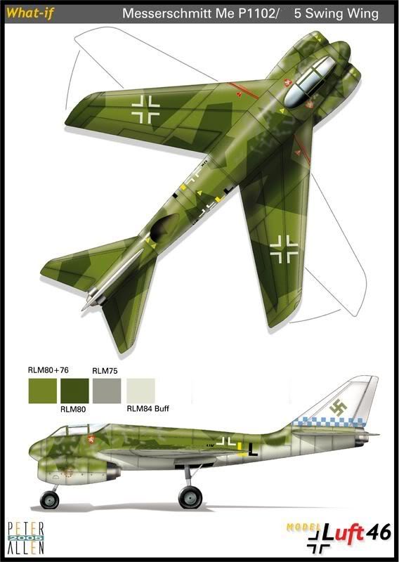 PROYECTOS INCONCLUSOS DE LA AERONÁUTICA ALEMANA DE LA S.G.M. - Página 8 MeP1102-5uno