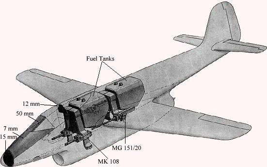 PROYECTOS INCONCLUSOS DE LA AERONÁUTICA ALEMANA DE LA S.G.M. - Página 3 Focke_wulf_fw_figther_pII_corte