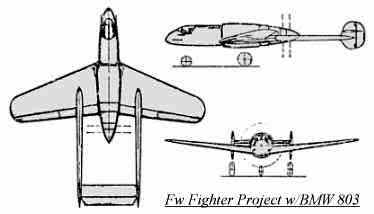 PROYECTOS INCONCLUSOS DE LA AERONÁUTICA ALEMANA DE LA S.G.M. - Página 5 Focke_wulf_fw_jager_motor_bmw_803_d