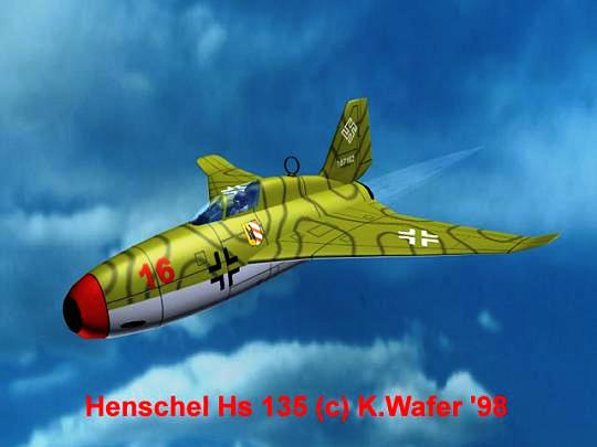 PROYECTOS INCONCLUSOS DE LA AERONÁUTICA ALEMANA DE LA S.G.M. - Página 9 Henschel_hs_p135tres