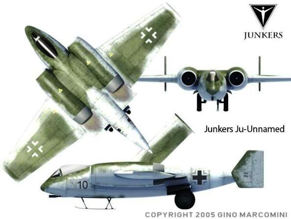 PROYECTOS INCONCLUSOS DE LA AERONÁUTICA ALEMANA DE LA S.G.M. - Página 5 Junkers_ground_attack_nueve