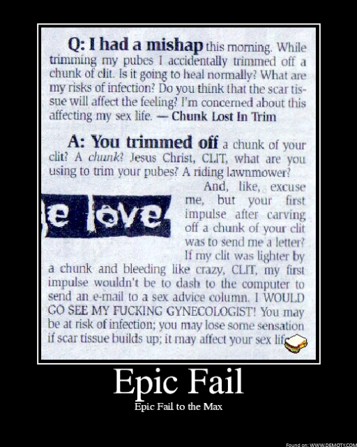 SHOW THE FAIL! Epic-Fail-To-The-Max