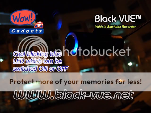 Wow! Gadgets - innovative car gadgets BlackVuewithblueLED