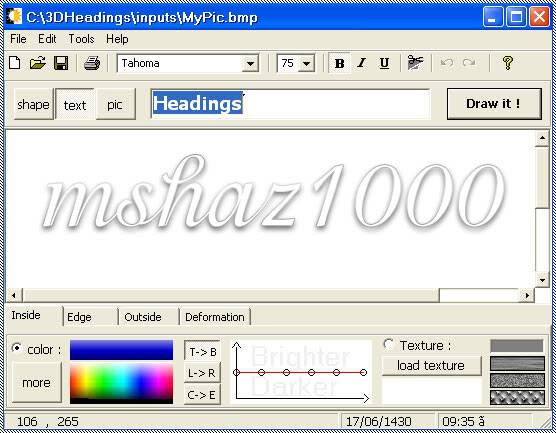 نسخه بورتابل من برنامج Portable 3D Headings Version 2.0.140 17-06-1430-09-35-17-