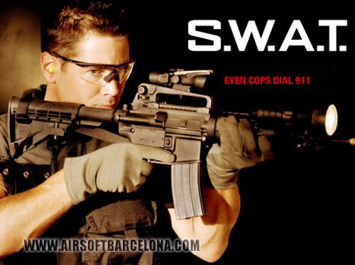Inokatsu M4 SWAT Gas Blowback Swat-movie