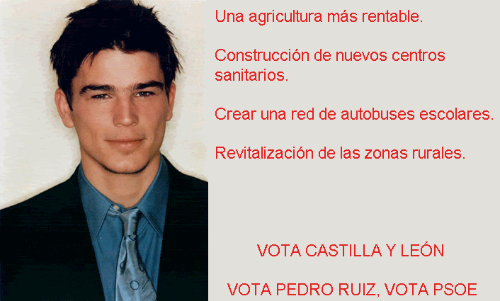 Campaña Partido Socialista Obrero Español (PSOE) Josh-Hartnett