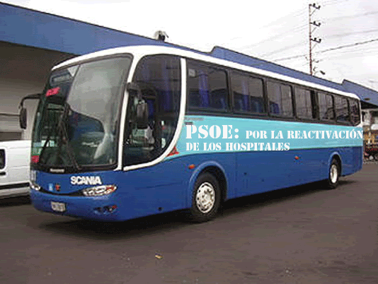 Precampaña del PSOE Autobuses-2