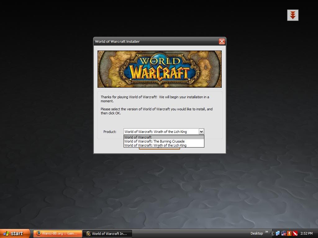 {RS+3} World of Warcraft: Battle Chest - Official Downloader InstallWOW-1