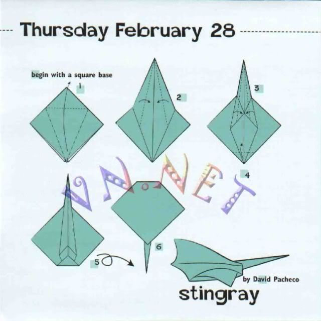 [Siêu Dễ ]Mỗi ngày 1 Diagram Với Origami Calendar 2002 - 50 Diagram tiếp. Origamicalendar2002_51