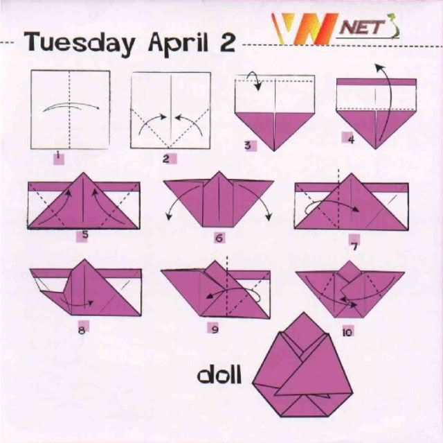 [Siêu Dễ ]Mỗi ngày 1 Diagram Với Origami Calendar 2002 - 50 Diagram tiếp. Origamicalendar2002_79