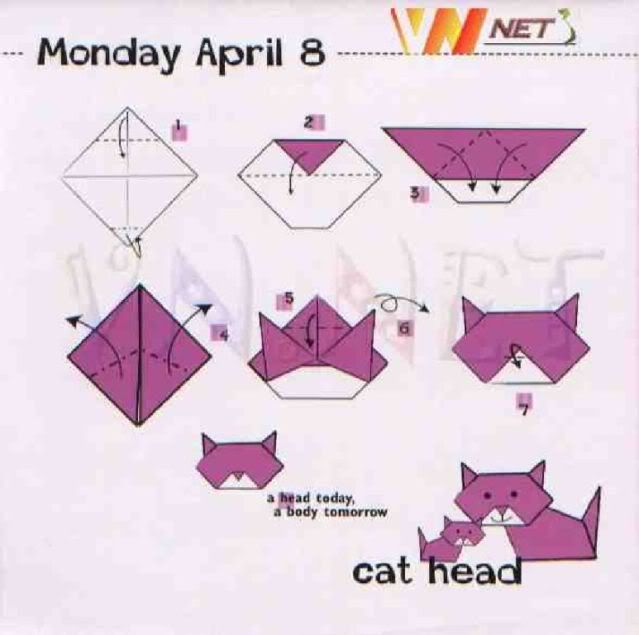 [Siêu Dễ ]Mỗi ngày 1 Diagram Với Origami Calendar 2002 - 50 Diagram tiếp. Origamicalendar2002_84