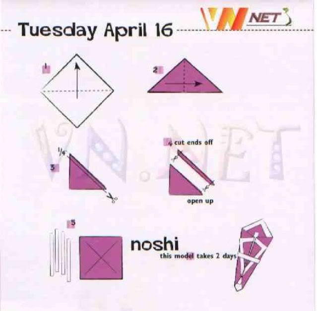 [Siêu Dễ ]Mỗi ngày 1 Diagram Với Origami Calendar 2002 - 50 Diagram tiếp. Origamicalendar2002_91