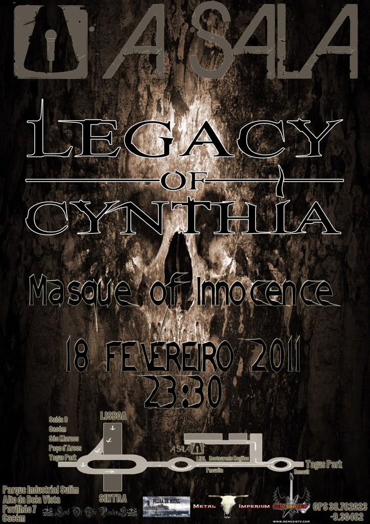 2011.02.18 - LEGACY OF CYNTHIA + MASQUE OF INNOCENCE - A SALA 18FEV