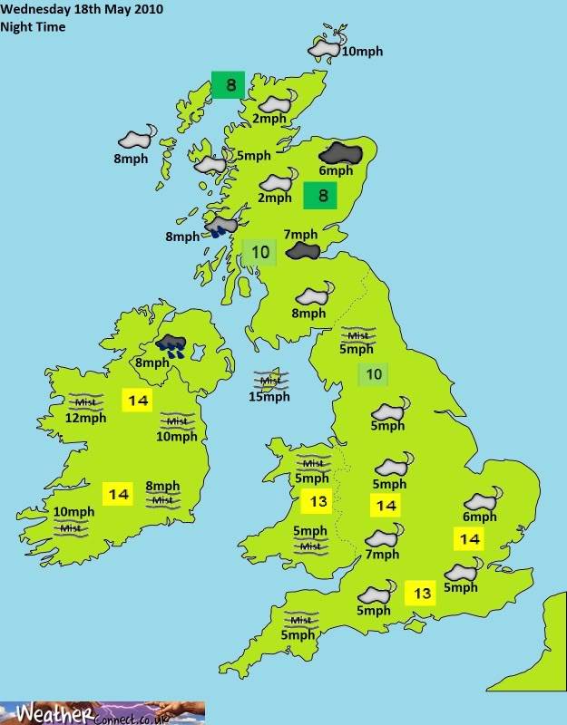 Wednesday 24th March Forecast Night-2