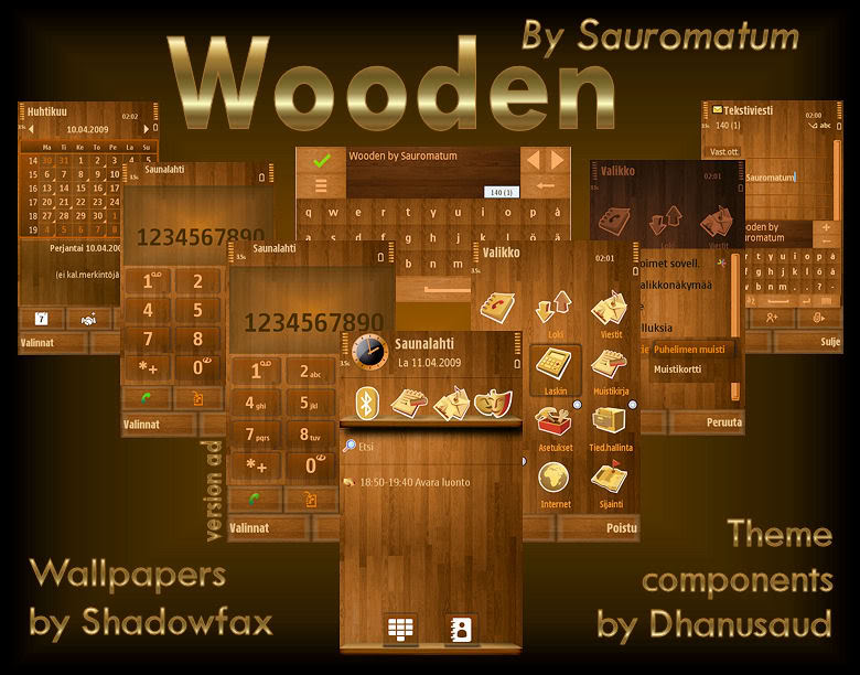 Wooden theme WoodenbySauromatum