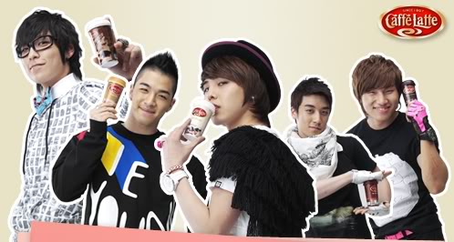 Big Bang Caffe Latte Ad. + Behind the Scene Pop2090423500x805hamjoy