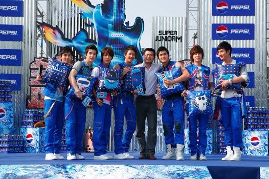 Super Junior M endorses Pepsi Sjm