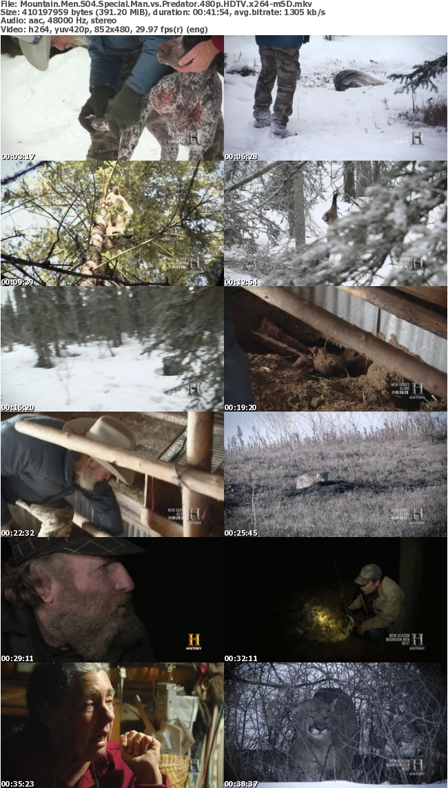 Mountain Men S04 Special Man vs Predator 480p HDTV x264-mSD Fccc53908bdfb224ea68e2f5ee459fb2