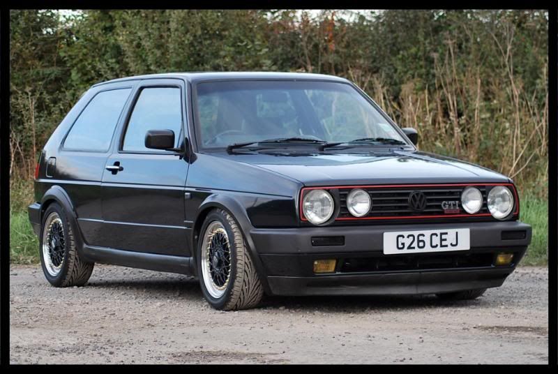 My Mk2 Golf GTI Classicfrontthreequartercopy