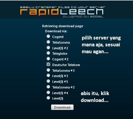 Cara Me-Leech file dari file hosting Rl3