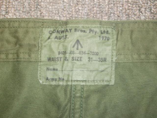 Australian Vietnam war JG shirts and trousers DSCF9983Large