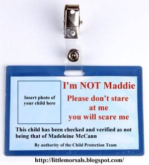 'That wasn't Maddie... it was my daughter':/Dailymail ImNotMaddieBadge