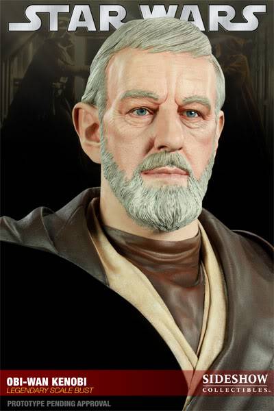 Obi Wan Kenobi Legendary scaled bust  - Sideshow BenObiwanKenobiLegendBust06