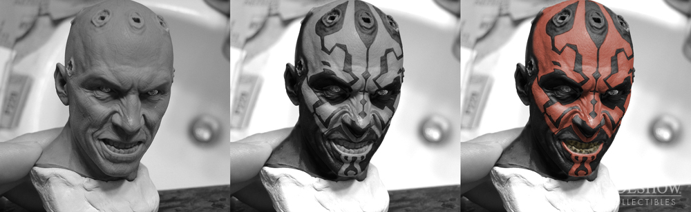  Sideshow - Mythos - Darth Maul "Dark Disciple" Polystone DarthMaulMythos06