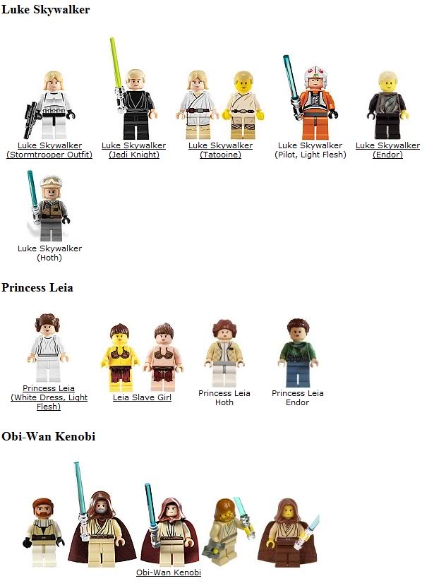 Tous sur les Minifigs MinifigsSW01