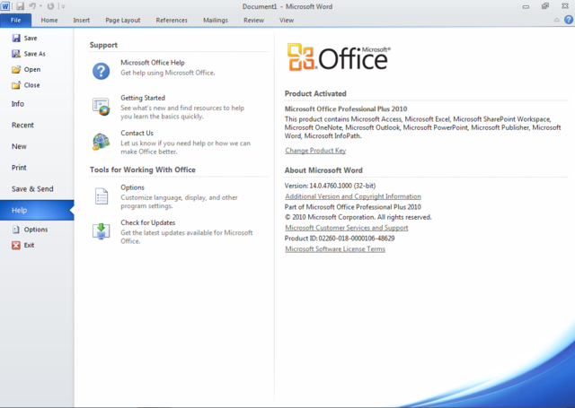 Microsoft Office Professional 2010 (x86/x64)  21331275133934